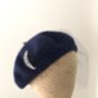 Navy Beret With Optional Veil And Accessories, thumbnail 8 of 12