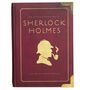 Sherlock Holmes Silhouette Burgundy Book Small Handbag, thumbnail 3 of 9