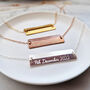 Personalised Name Bar Necklace With Hidden Message, thumbnail 10 of 11