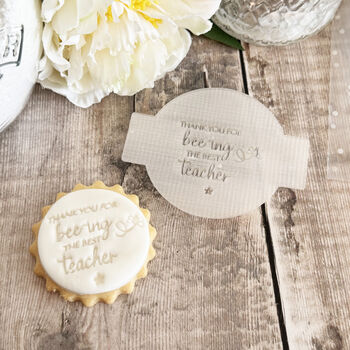 Personalised Teacher Appreciation Cupcake Embosser, 4 of 8