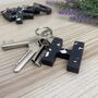 Initial Letter Personalised Keyring Keychain, thumbnail 7 of 8