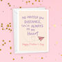 Across The Miles Mother's Day Card, thumbnail 1 of 4