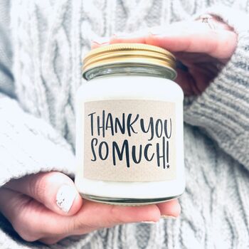 Thank You So Much Scented Soy Candle, 2 of 7