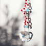 Crystal Heart Suncatcher, Twisted Reds, thumbnail 4 of 6
