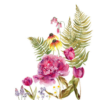 Personalised Spring Bloom Art Print, 3 of 6