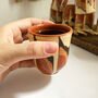 Set Of Stoneware Espresso Cups In Beige And Black, thumbnail 5 of 5