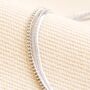 Stainless Steel Layered Snake And Curb Chain Bracelet, thumbnail 3 of 5