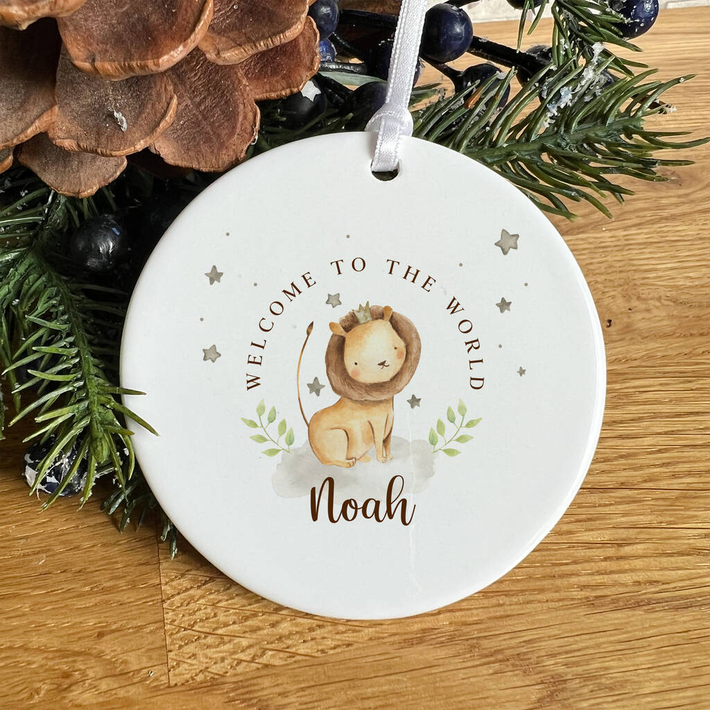 Personalised New Baby Ceramic Ornament New Mum Gift, 1 of 4