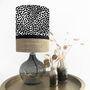 Spot And Hessian Mix Lampshade, thumbnail 2 of 5