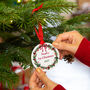 Personalised 'Baby's First Christmas' Tree Decoration, thumbnail 1 of 6