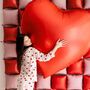 Red Xxl Heart Foil Balloon, thumbnail 1 of 4