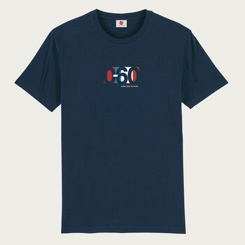 Nought To Sixty Navy Organic Motorsport T Shirt, 4 of 7