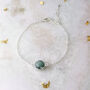 Sterling Silver Emerald Bracelet, thumbnail 5 of 9