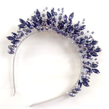 Dark Purple Bridal Crown, 2 of 5