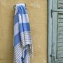 Padstow Peshtemal Towel Sky Blue / Beige, thumbnail 1 of 11