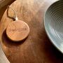 Personalised Solid Cherry Wooden Wireless Charger, thumbnail 5 of 9