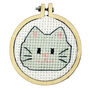 You're The Cats Whiskers! Mini Matchbox Cross Stitch Kit, thumbnail 8 of 12