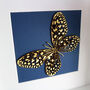 Woodcut Framed Butterfly, thumbnail 3 of 4