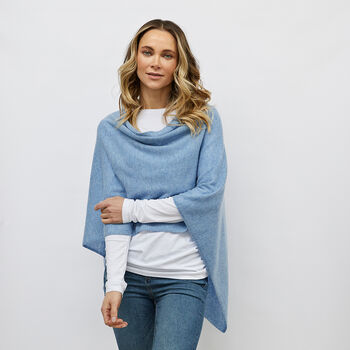 Lucy Four Way Cashmere Poncho, 6 of 12