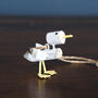 Small Wooden Hanging Seagull Decoration, thumbnail 1 of 4