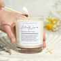 Maternity Leave Definition Scented Candle Gift, thumbnail 1 of 9