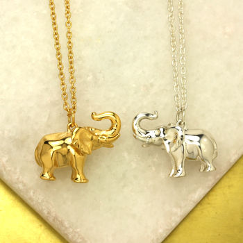 Personalised Elephant Necklace, 2 of 11