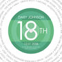 Personalised 18th Birthday 'Year 2008' Record Print, thumbnail 3 of 3