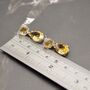 Citrine Teardrop Sterling Silver Earrings, thumbnail 3 of 5