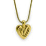 Gold Vermeil Heart Necklace, thumbnail 1 of 6