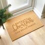 Personalised Family Christmas Doormat, thumbnail 1 of 6