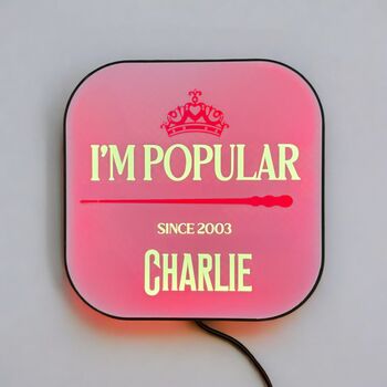 Personalised LED Nighlamp For Fans Of Wicked, 2 of 2