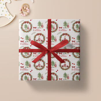 Luxury Baby's 1st Christmas Wrapping Paper, 2 of 7