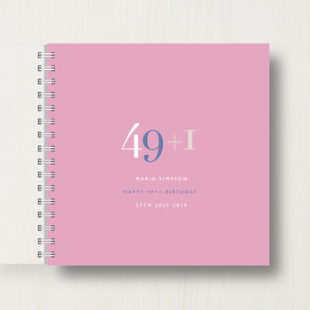 Personalised 50th Birthday Memory Book/Album, 12 of 12
