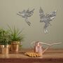 Set Of Two Metal Fairies Fairy Wall Art Decor, thumbnail 4 of 10