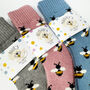 Cosy Bee Socks, Warm Socks, Walking Socks, thumbnail 3 of 7