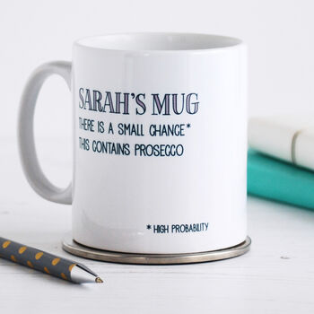 May Contain Alcohol… Personalised Mug, 2 of 2