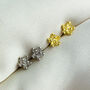 Sterling Silver Blossom Flower Stud Earrings, thumbnail 3 of 5
