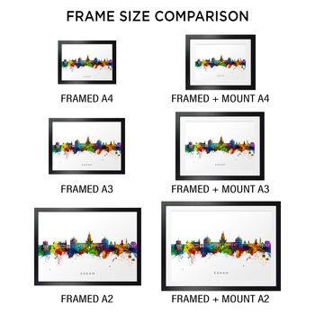 Egham Skyline Cityscape Art Print, 5 of 12