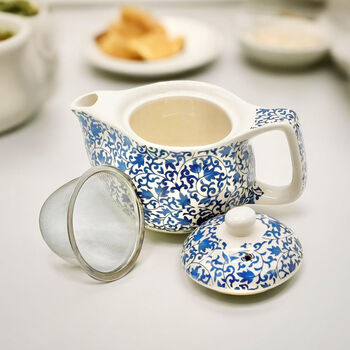 Patterned Ceramic Herbal Teapot Gift For Tea Lovers, 2 of 11