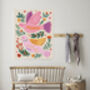 Peace Dove Pink Bird Art Print, thumbnail 3 of 4