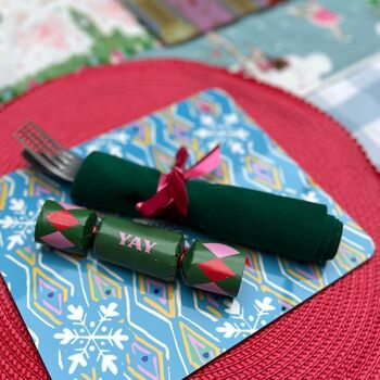 Pack Of Four Vibrant Christmas Placemats, 2 of 12