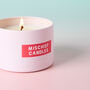 Funny Pet Owner Gift Pet Parent Club Pink Tin Candle, thumbnail 4 of 5