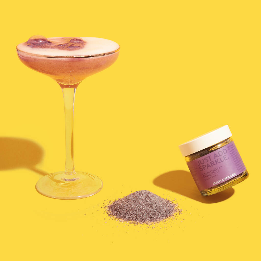 Black Cherry Edible Glitter Dust By Smith & Sinclair