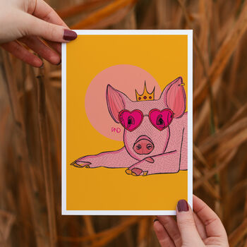Party Pig Art Print, 2 of 2