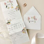 Tulip Concertina Wedding Invitations, thumbnail 1 of 4