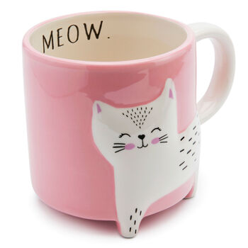 Ceramic Cat Footed Mug, 2 of 5