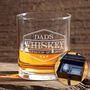 Personalised Vintage Label Whiskey Glass Tumbler, thumbnail 1 of 6
