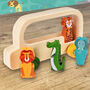 Personalised Wooden Wild Animal Bus, thumbnail 2 of 3