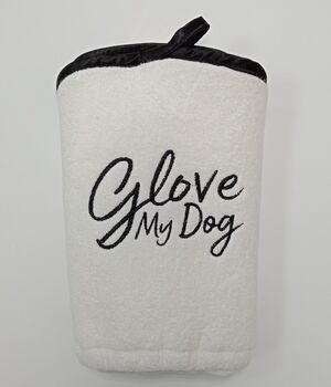 'Glove My Dog' Natural Bamboo Towel Glove, 7 of 8