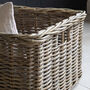 Extra Large Deep Rattan Rectangular Basket, thumbnail 3 of 4